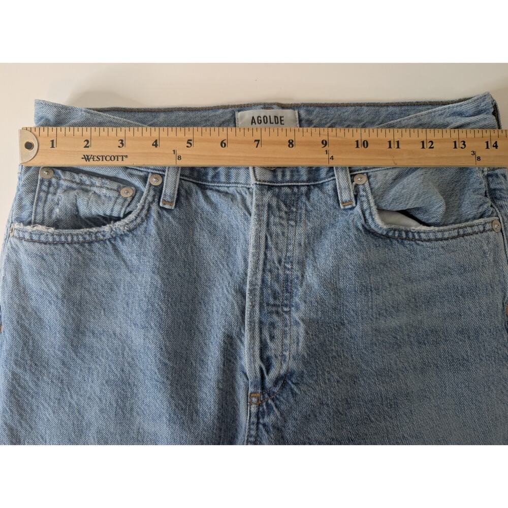 AGOLDE Jamie High Rise Classic in Spectator Blue Size 27 - Picture 12 of 14